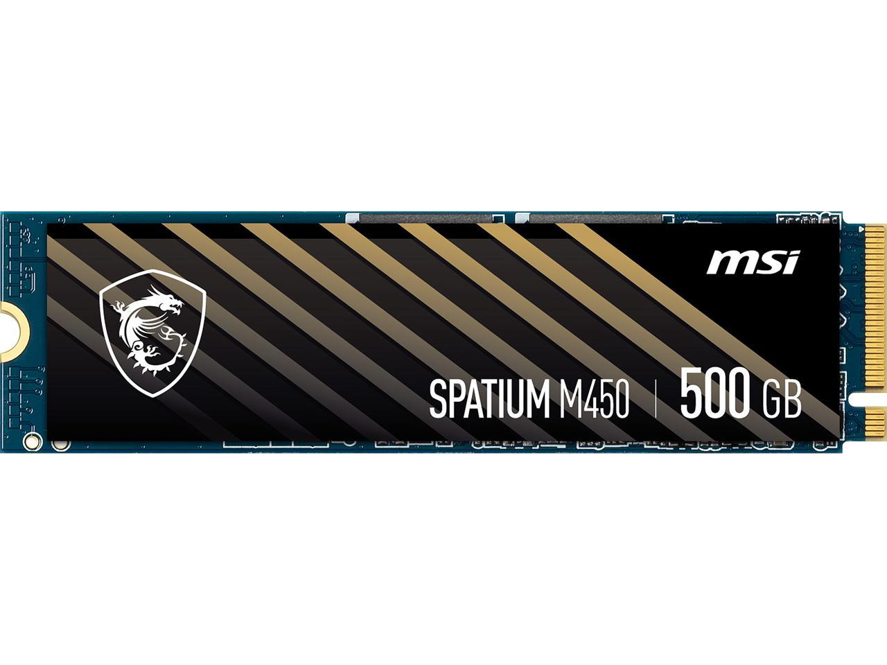 SSD накопитель MSI SPATIUM M450 500Gb
