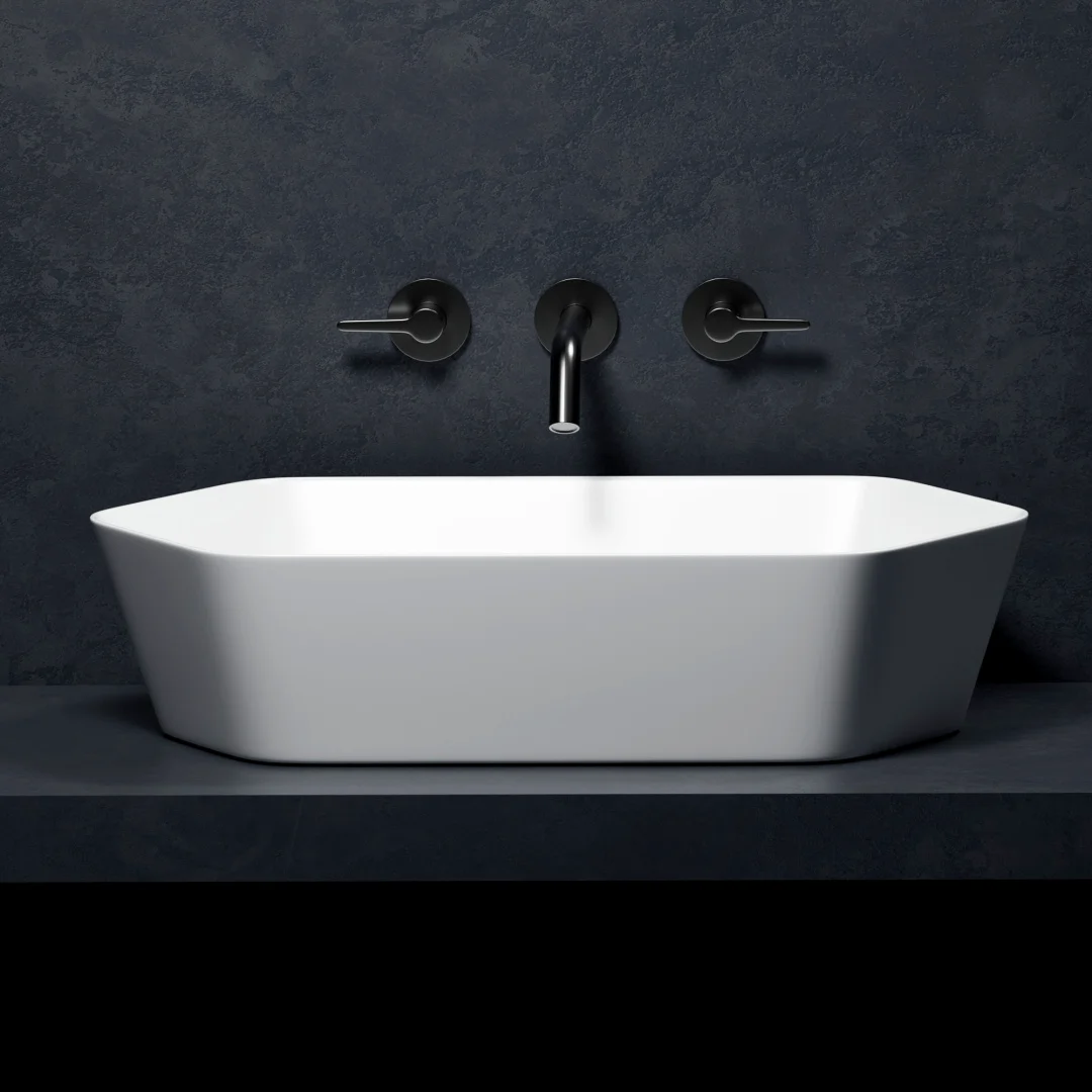 Раковина Abber Rechteck AC2223 61x36x14.5см белая
