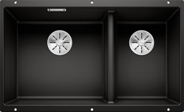 Кухонная мойка Blanco Subline 430/270-U 525991 черная купить,NaN