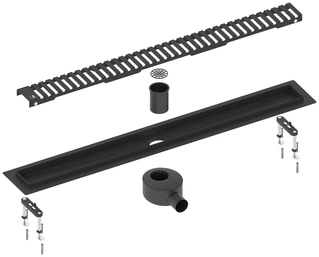Душевой лоток Timo Drain System 700 75х11.9см черный купить,NaN