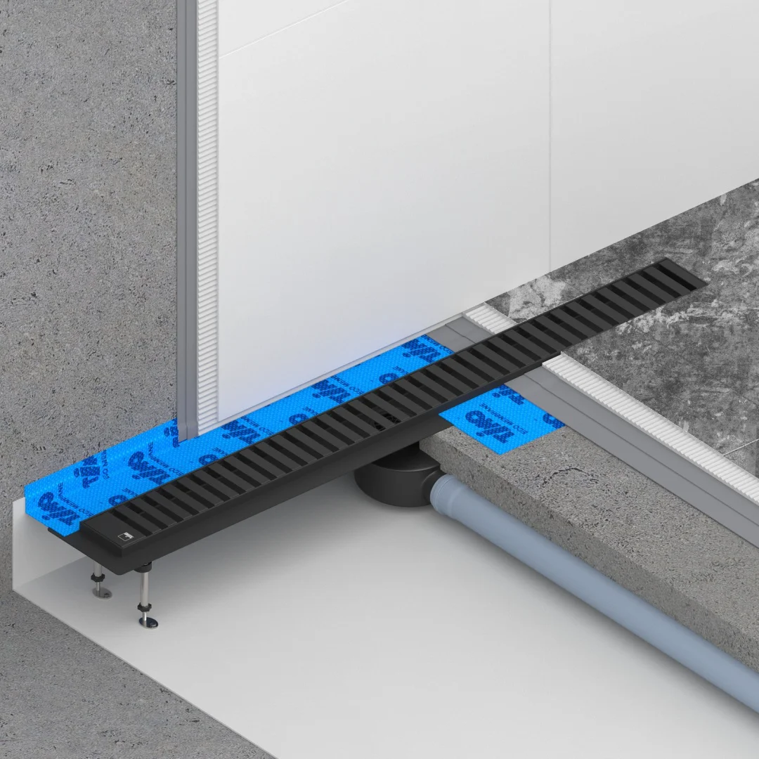 Душевой лоток Timo Drain System 700 75х11.9см черный купить,NaN