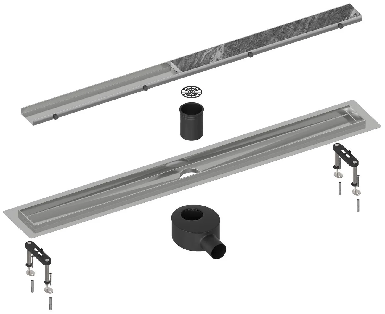Душевой лоток Timo Drain System 800 80х11.9см хром купить,NaN