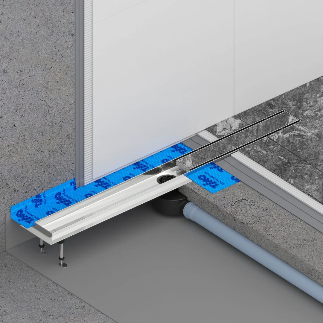 Душевой лоток Timo Drain System 800 80х11.9см хром купить,NaN