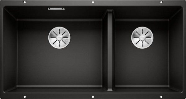 Кухонная мойка Blanco Subline 480/320-U 525993 черная купить,NaN