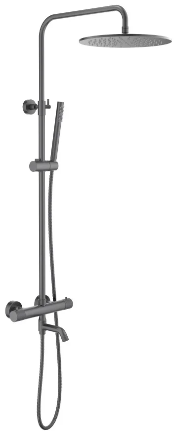 Душевая стойка Timo Saona SX-2380/18 черное золото купить,NaN