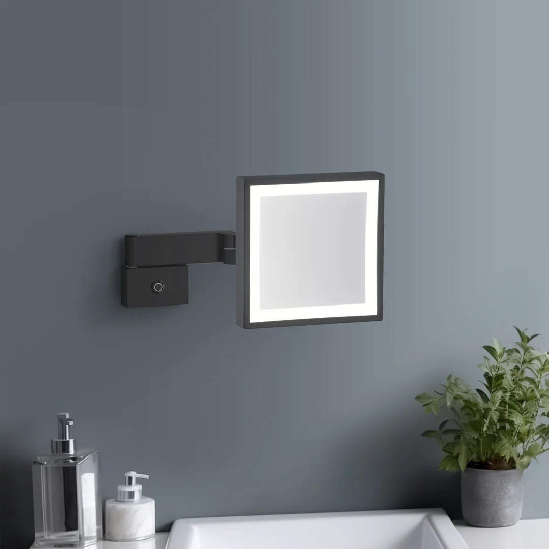 Зеркало с подсветкой Timo Selene 14076/03 20.3х34.6см черный купить,NaN
