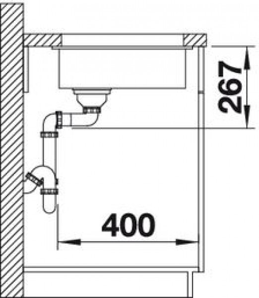 Кухонная мойка Blanco Subline 160-U 523400 белая купить,190271