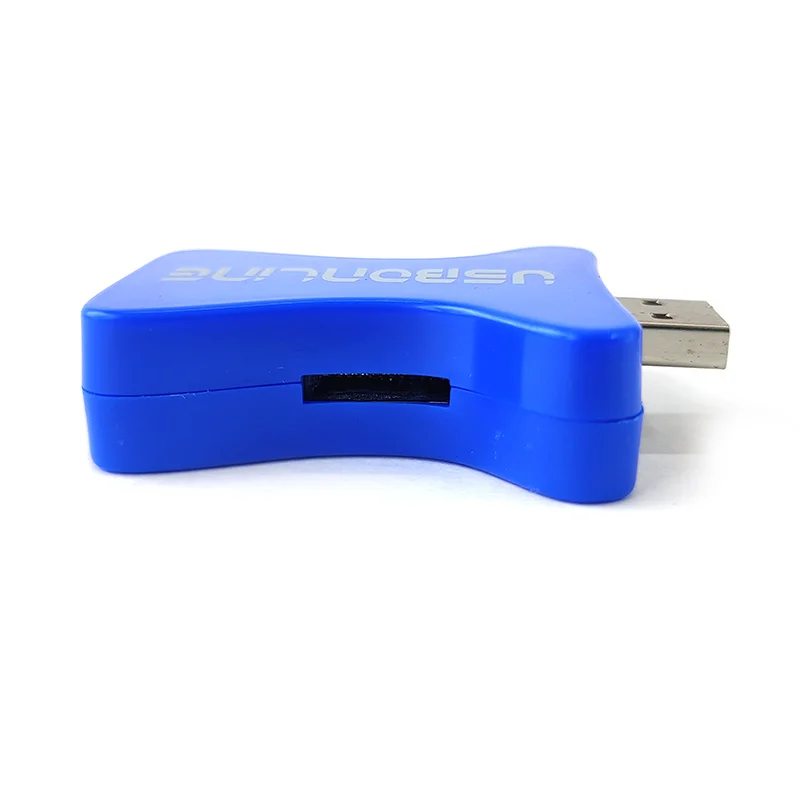 USB 3P HUB+CR UsbOnline PP0018 синий купить,0