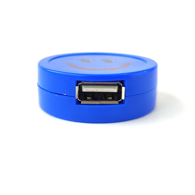 USB 3P HUB+CR UsbOnline PP0018 синий купить,0