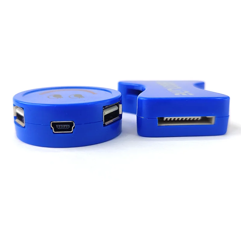 USB 3P HUB+CR UsbOnline PP0018 синий купить,0