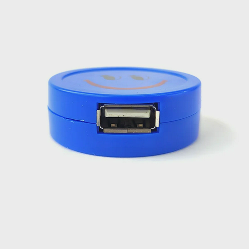 USB 3P HUB+CR UsbOnline PP0018 синий