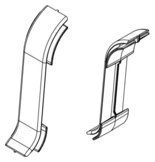 Соединитель Ideal Деконика №001 22х85мм белый купить,3069