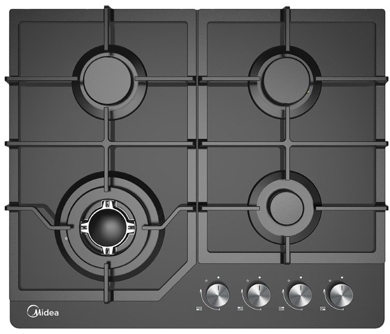 Варочная поверхность Midea MG684TG B черный купить,NaN