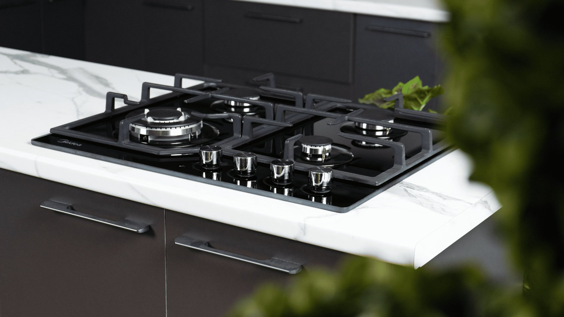 Варочная поверхность Midea MG684TG B черный купить,NaN