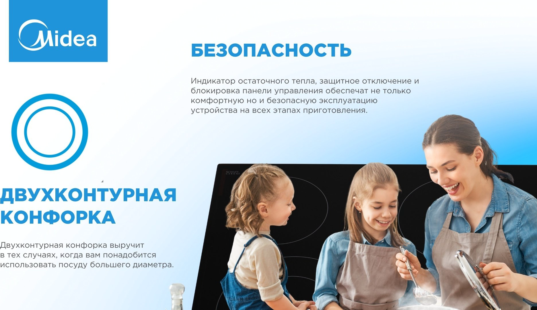 Варочная поверхность Midea MCH-B632C черный купить,72990
