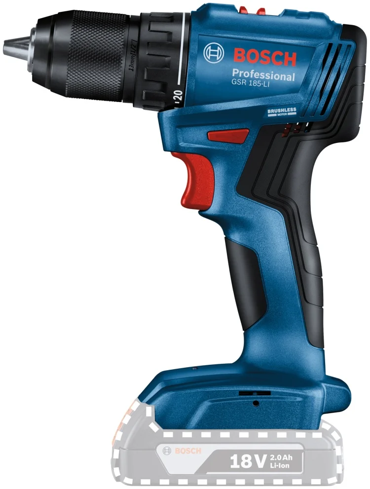 Дрель-шуруповерт Bosch GSR 185-LI Solo 06019K3003 купить,NaN