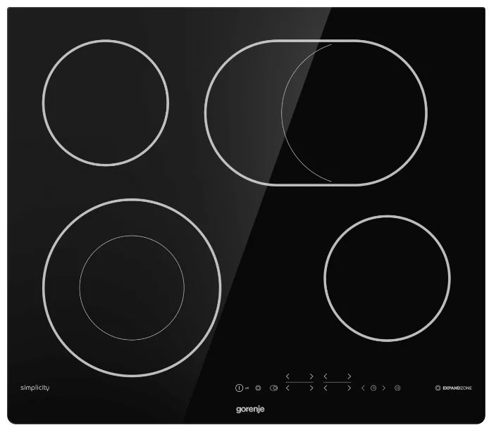 Варочная поверхность Gorenje ECT 643 SYB черный