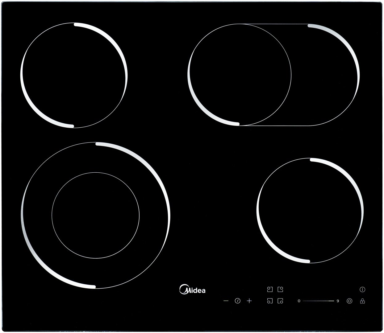Варочная поверхность Midea MCH-B642SOG черный купить,0