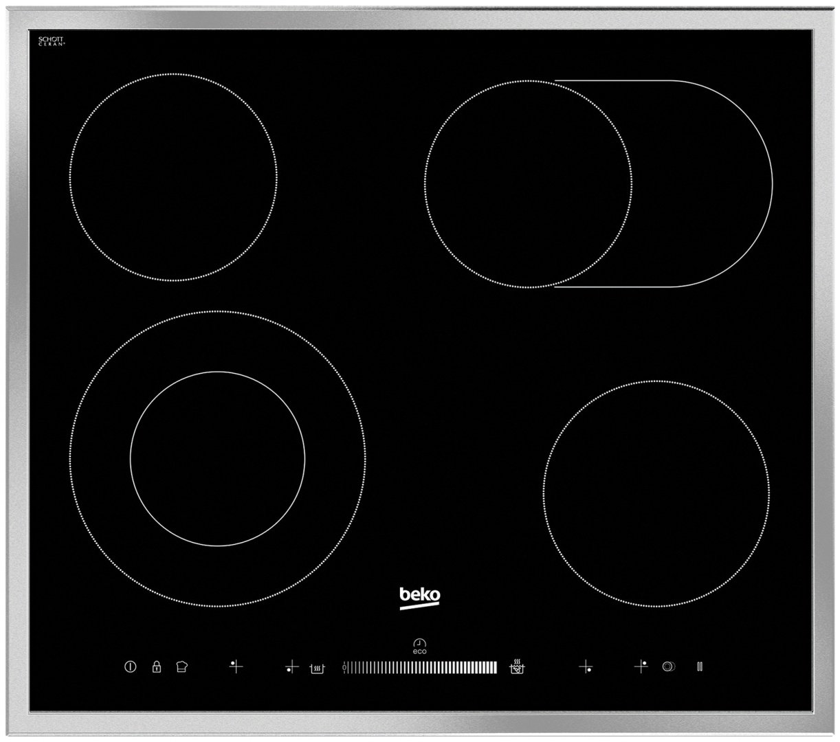 Варочная поверхность BEKO HIC 64503 TX черный