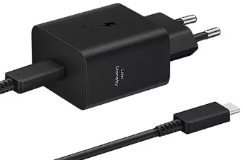 Сетевое зарядное устройство Samsung 45W Power Adapter (w C to C Cable) Black