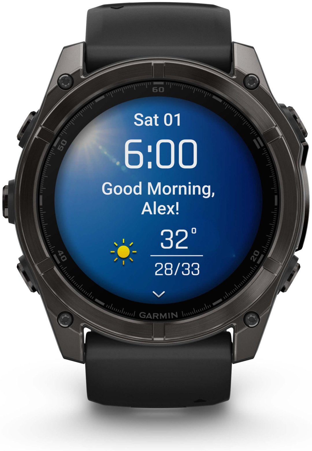 Смарт-часы Garmin Fenix 8 51 мм черно-серый купить,0