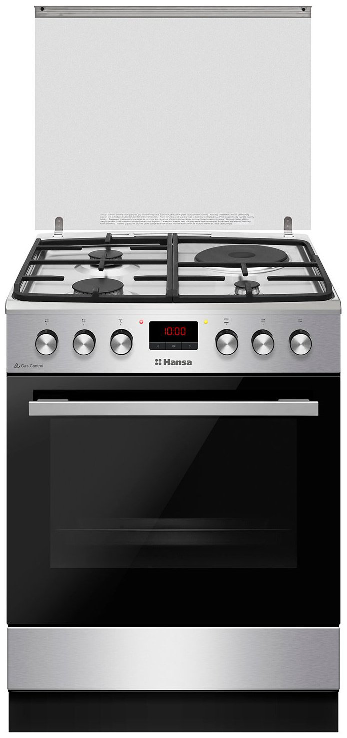 Кухонная плита Hansa FCMX68243 черный, серебристый купить,NaN