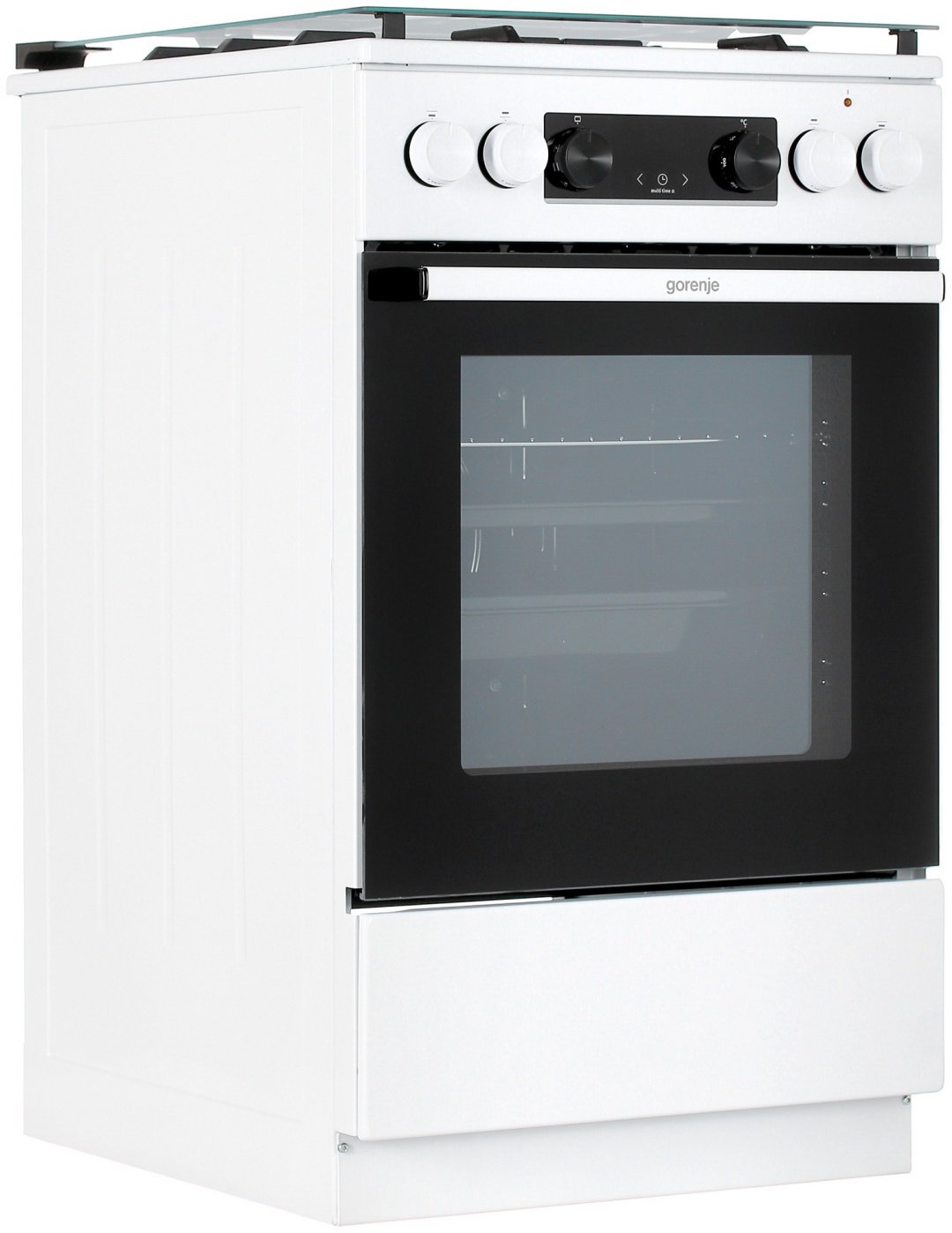 Кухонная плита Gorenje GK5C40WF черный-белый - ForteMarket Кухонная плита Gorenje GK5C40WF черный-белый купить,0