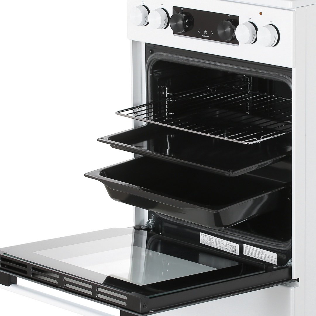 Кухонная плита Gorenje GK5C40WF черный-белый - ForteMarket Кухонная плита Gorenje GK5C40WF черный-белый купить,0