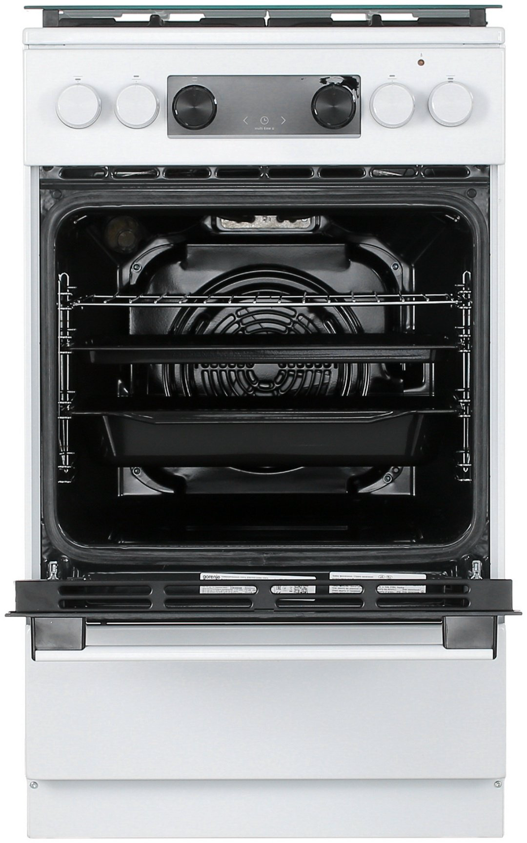 Кухонная плита Gorenje GK5C40WF черный-белый купить,259990