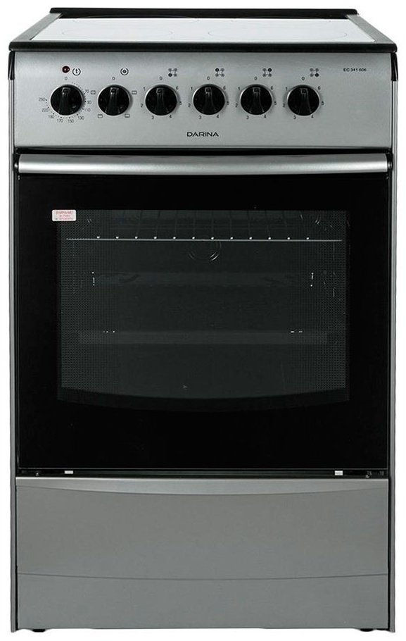 Кухонная плита Дарина 1B EC 341 606 серебристый