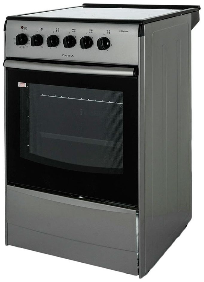 Кухонная плита Дарина 1B EC 341 606 серебристый - ForteMarket Кухонная плита Дарина 1B EC 341 606 серебристый купить,0