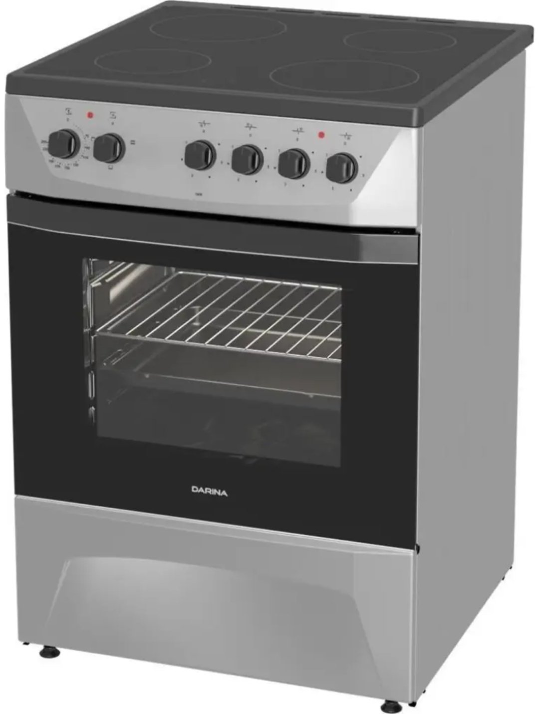 Кухонная плита DARINA 1 D 1606 S серый - ForteMarket Кухонная плита DARINA 1 D 1606 S серый купить,0