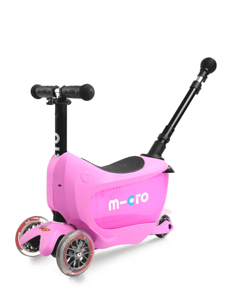 Самокат Mini2Go Delux Plus Micro розовый купить,NaN
