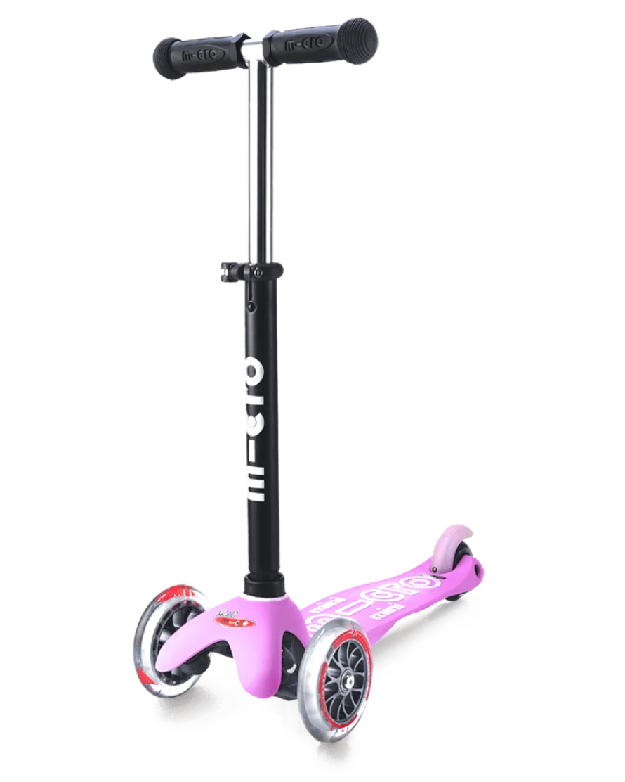 Самокат Mini2Go Delux Plus Micro розовый купить,NaN
