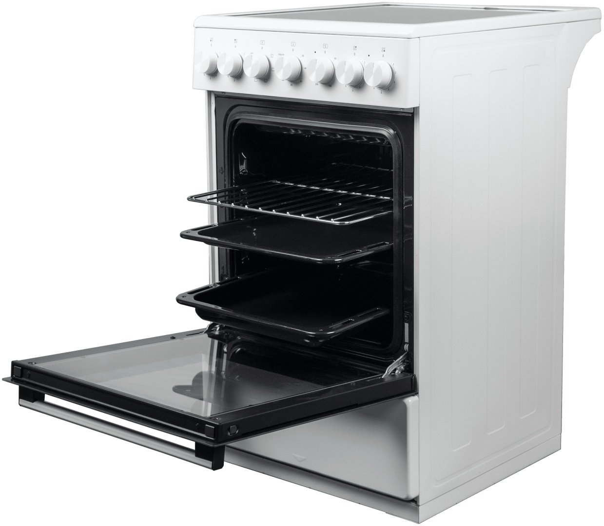 Кухонная плита Midea FSC-506EW белый - ForteMarket Кухонная плита Midea FSC-506EW белый купить,0