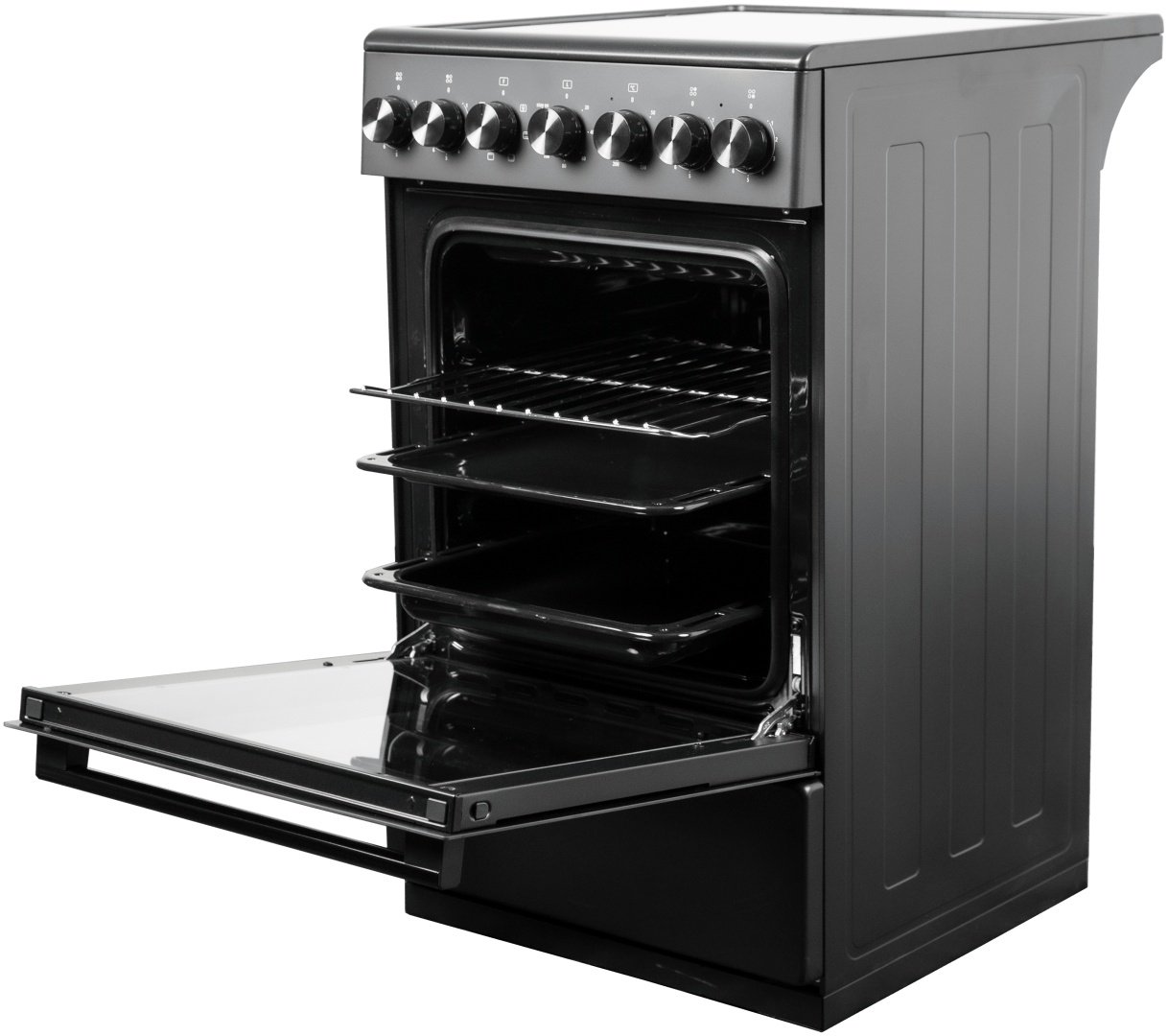 Кухонная плита Midea FSC-506EB черный - ForteMarket Кухонная плита Midea FSC-506EB черный купить,0