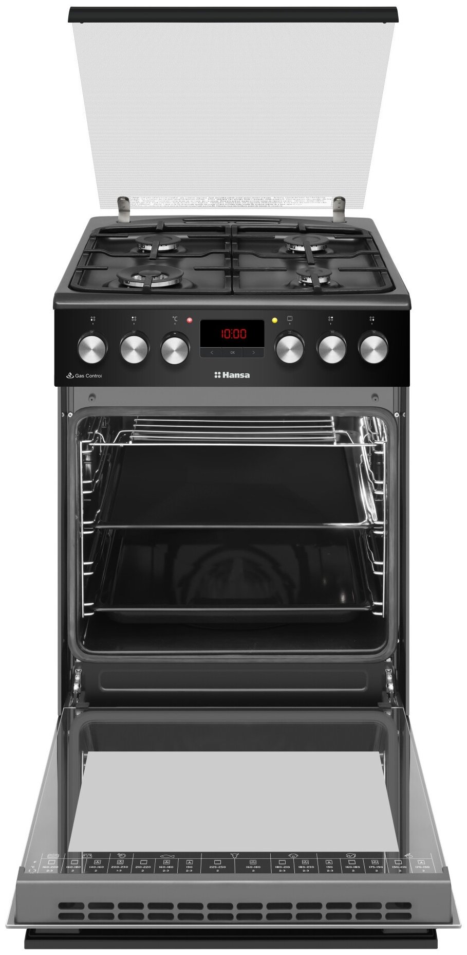 Кухонная плита Hansa FCMM582233 черный - ForteMarket Кухонная плита Hansa FCMM582233 черный купить,0