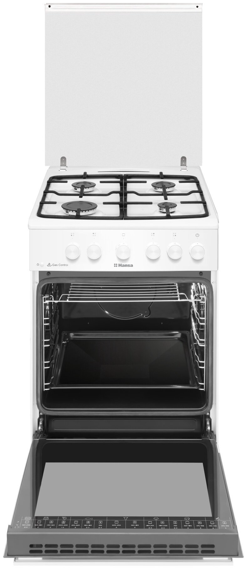 Кухонная плита Hansa FCGW53123 белый купить,229990