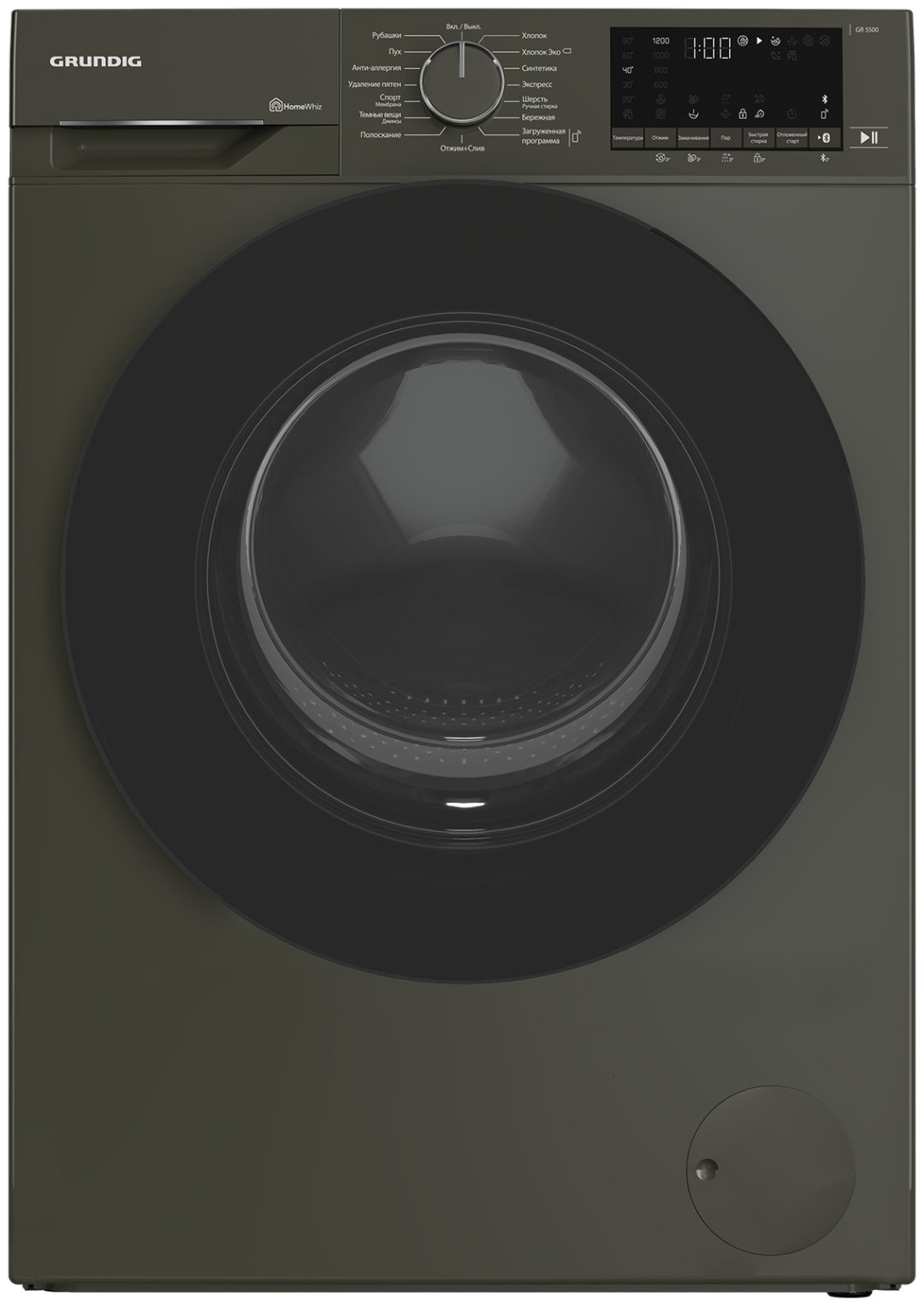 Стиральная машина Grundig GW5P56H21A черный-серый купить,199990