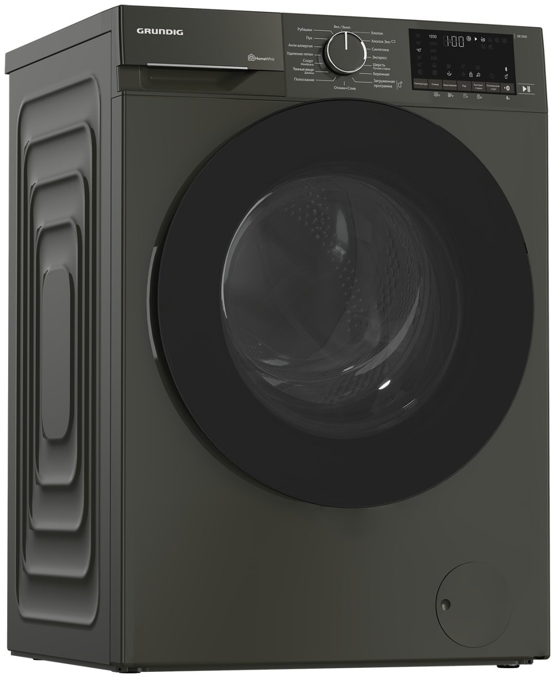 Стиральная машина Grundig GW5P56H21A черный-серый купить,0