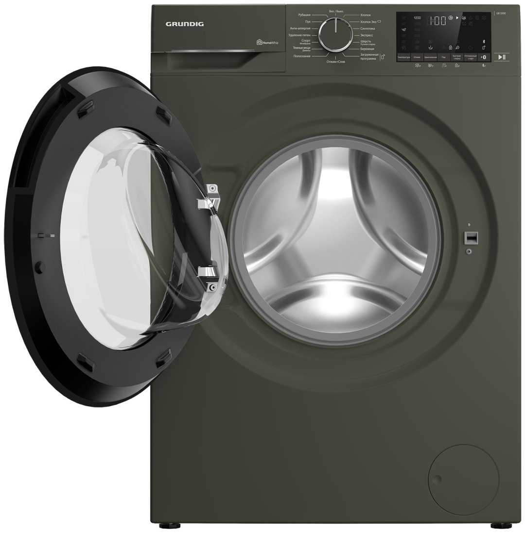 Стиральная машина Grundig GW5P56H21A черный-серый купить,0