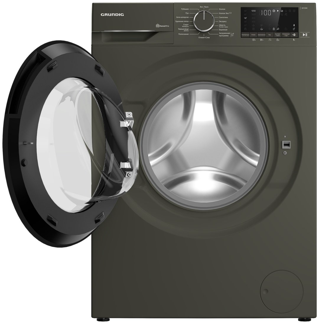 Стиральная машина Grundig GW5P56H21A черный-серый купить,199990