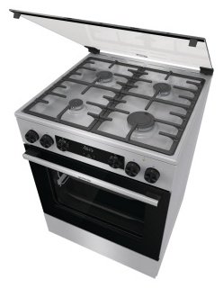 Кухонная плита Gorenje GKS6C70XF стальной купить,0