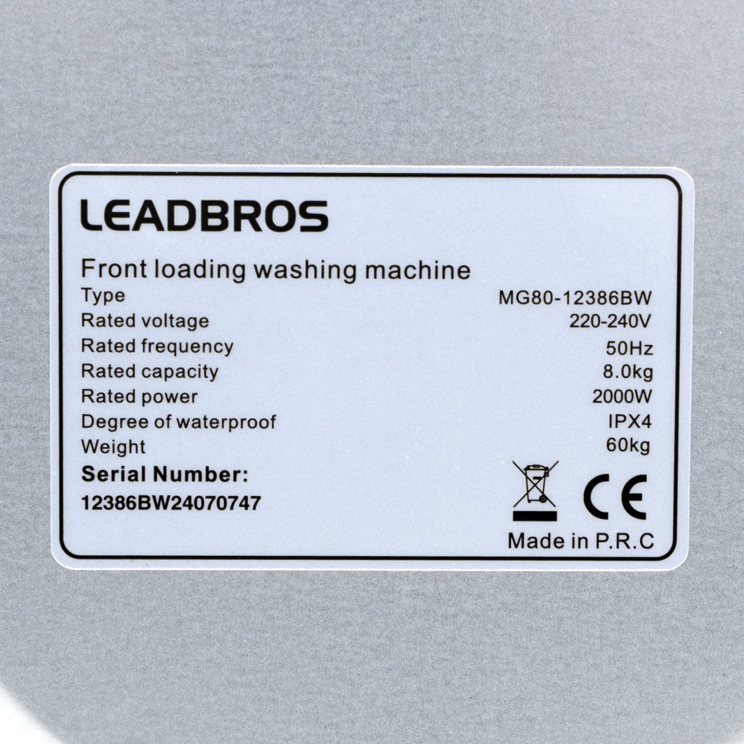Стиральная машина Leadbros MG80-12386BW белый купить,NaN