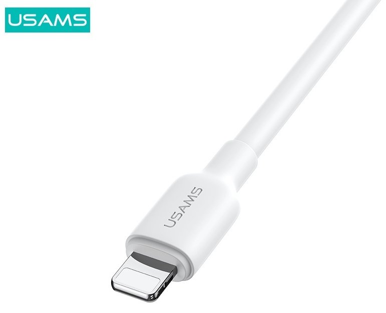 Кабель Usams Lightning (M), USB TypeC (M) белый купить,0