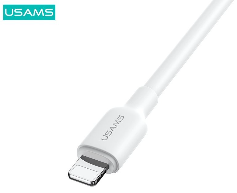 Кабель Usams Lightning (M), USB TypeC (M) белый купить,NaN