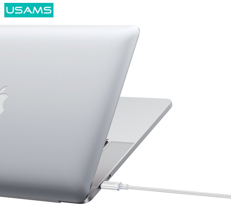 Кабель Usams USB TypeC (M) белый купить,0