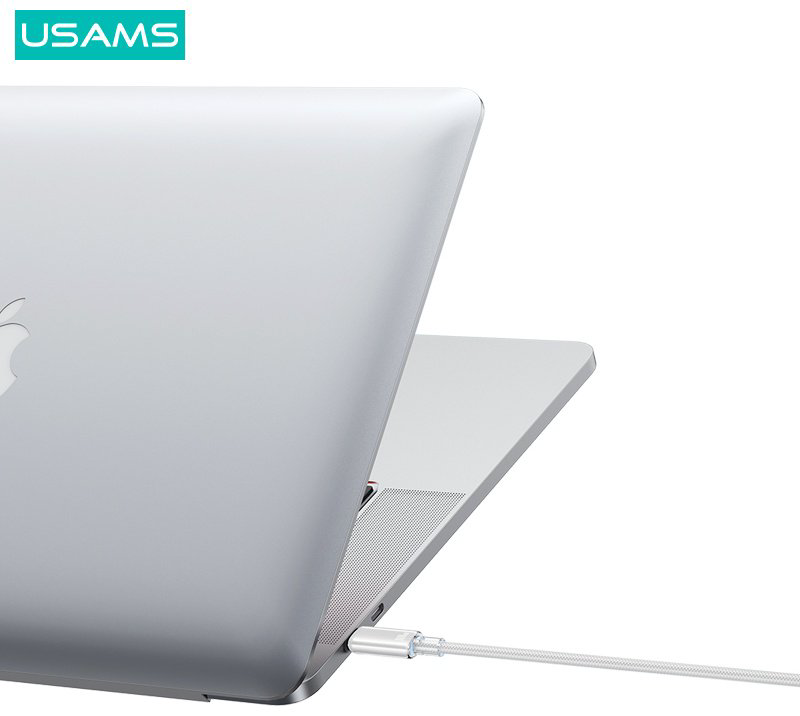 Кабель Usams USB TypeC (M) белый купить,NaN
