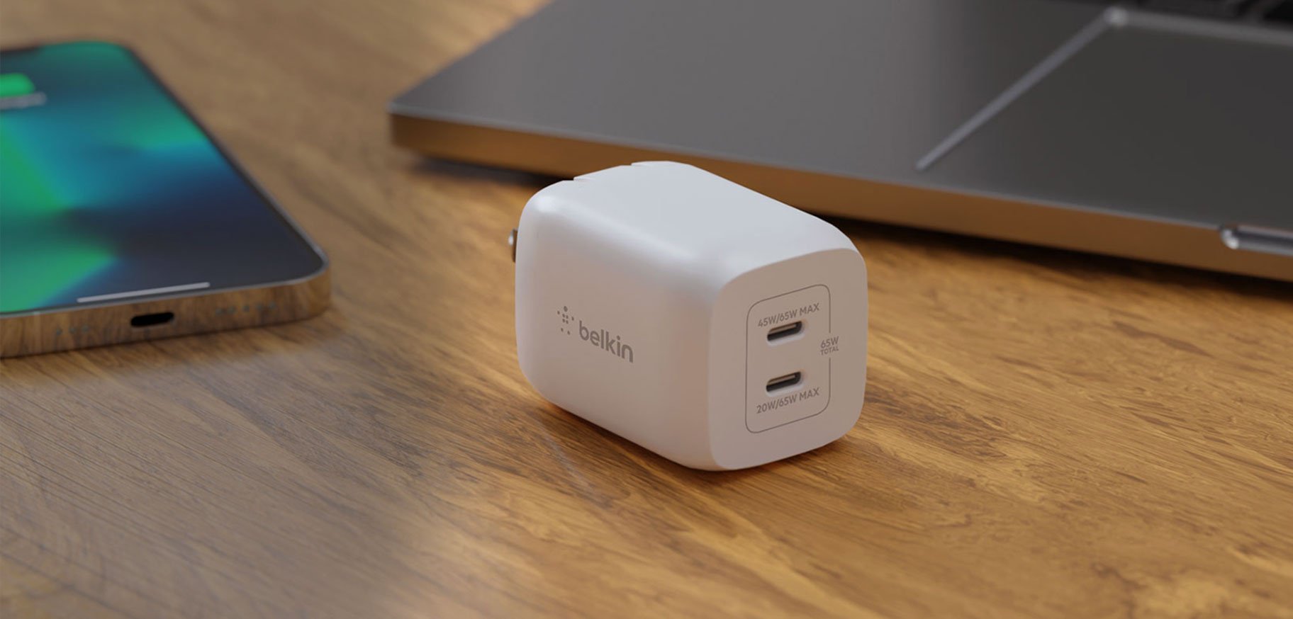 Зарядное устройство Belkin WCH013vfWH USB Type-C белый - ForteMarket Зарядное устройство Belkin WCH013vfWH USB Type-C белый купить,0