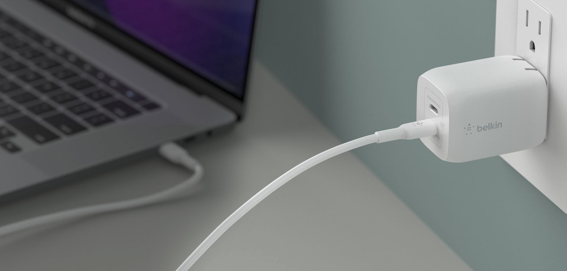 Зарядное устройство Belkin WCH013vfWH USB Type-C белый купить,NaN